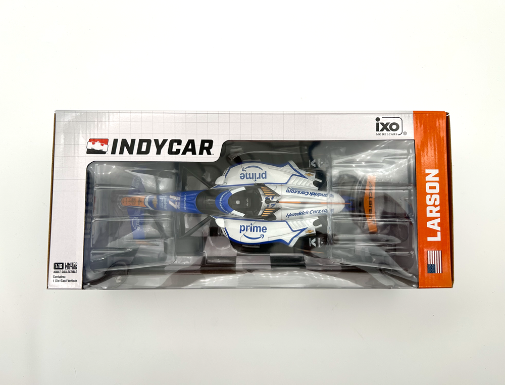 Kyle Larson #17 2025 HendrickCars.com - NTT IndyCar Series 1:18 Scale IndyCar Diecast