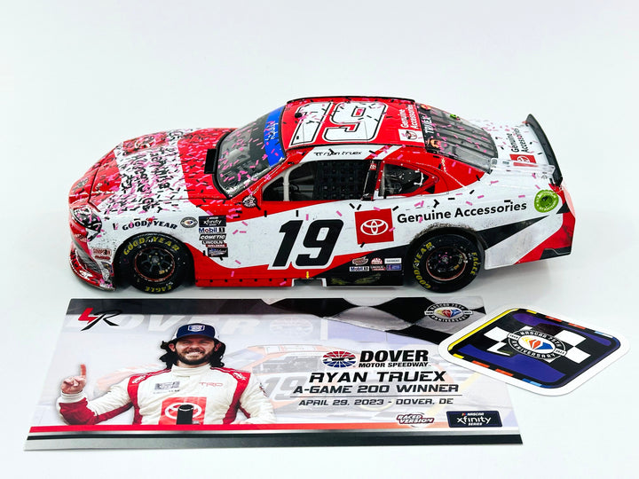 Ryan Truex 2023 Toyota Genuine Accessories Dover 4/29 Race Win 1:24 Nascar Diecast