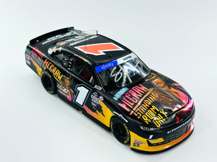 Sam Mayer Dual Autographed w/Tim McGraw 2023 Tim McGraw "Standing Room Only" 1:24 Nascar Diecast