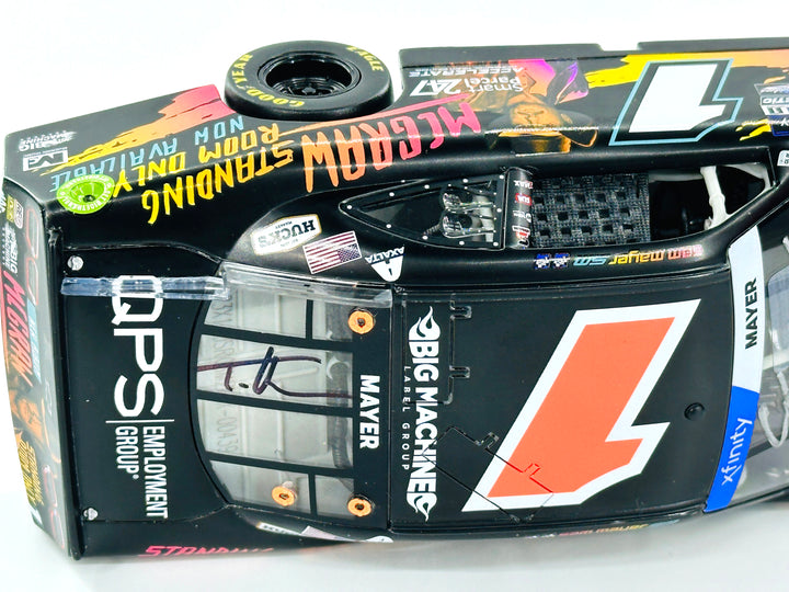 Sam Mayer Dual Autographed w/Tim McGraw 2023 Tim McGraw "Standing Room Only" 1:24 Nascar Diecast