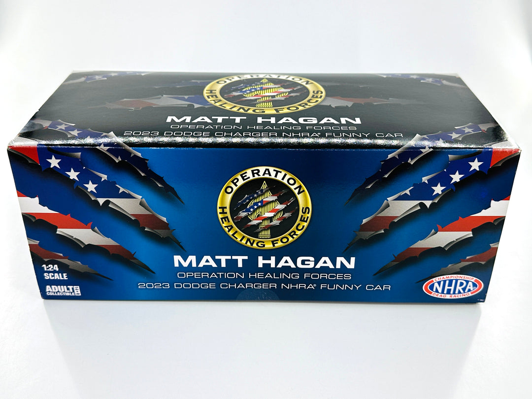 Matt Hagan 2023 Operation Healing Force 1:24 Funny Car NHRA Diecast