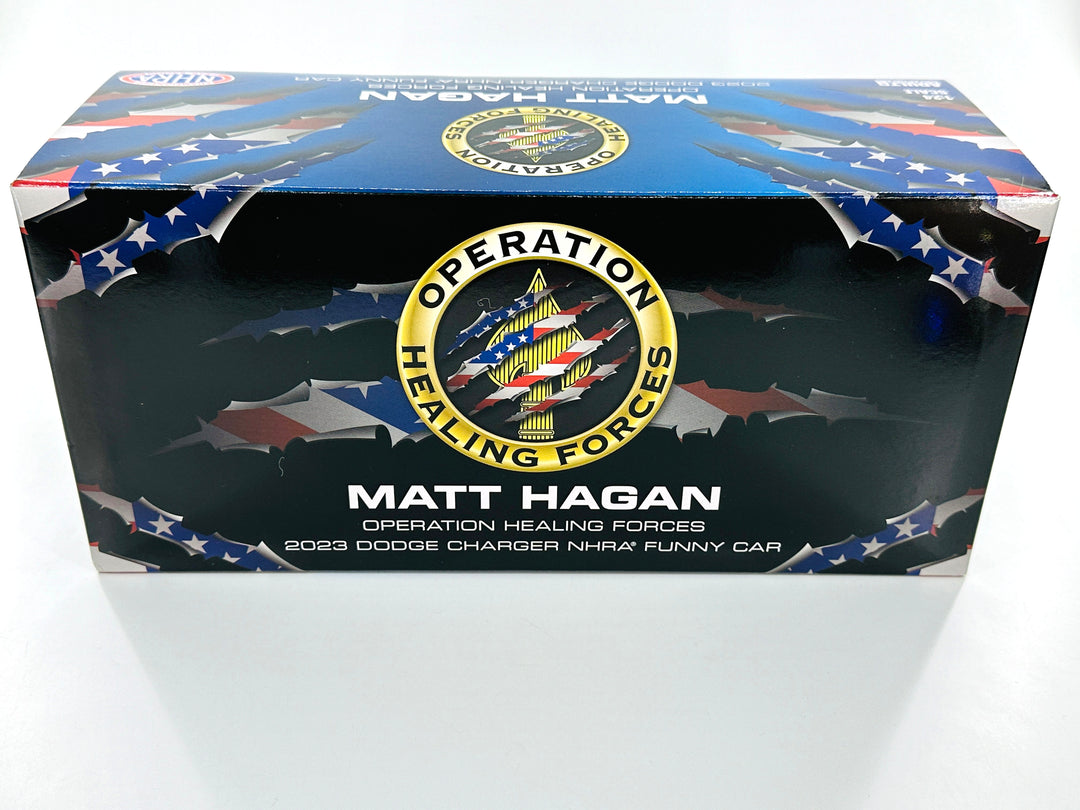 Matt Hagan 2023 Operation Healing Force 1:24 Funny Car NHRA Diecast