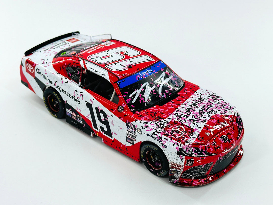 Ryan Truex Autographed 2023 Toyota Genuine Accessories Dover 4/29 Race Win 1:24 Nascar Diecast