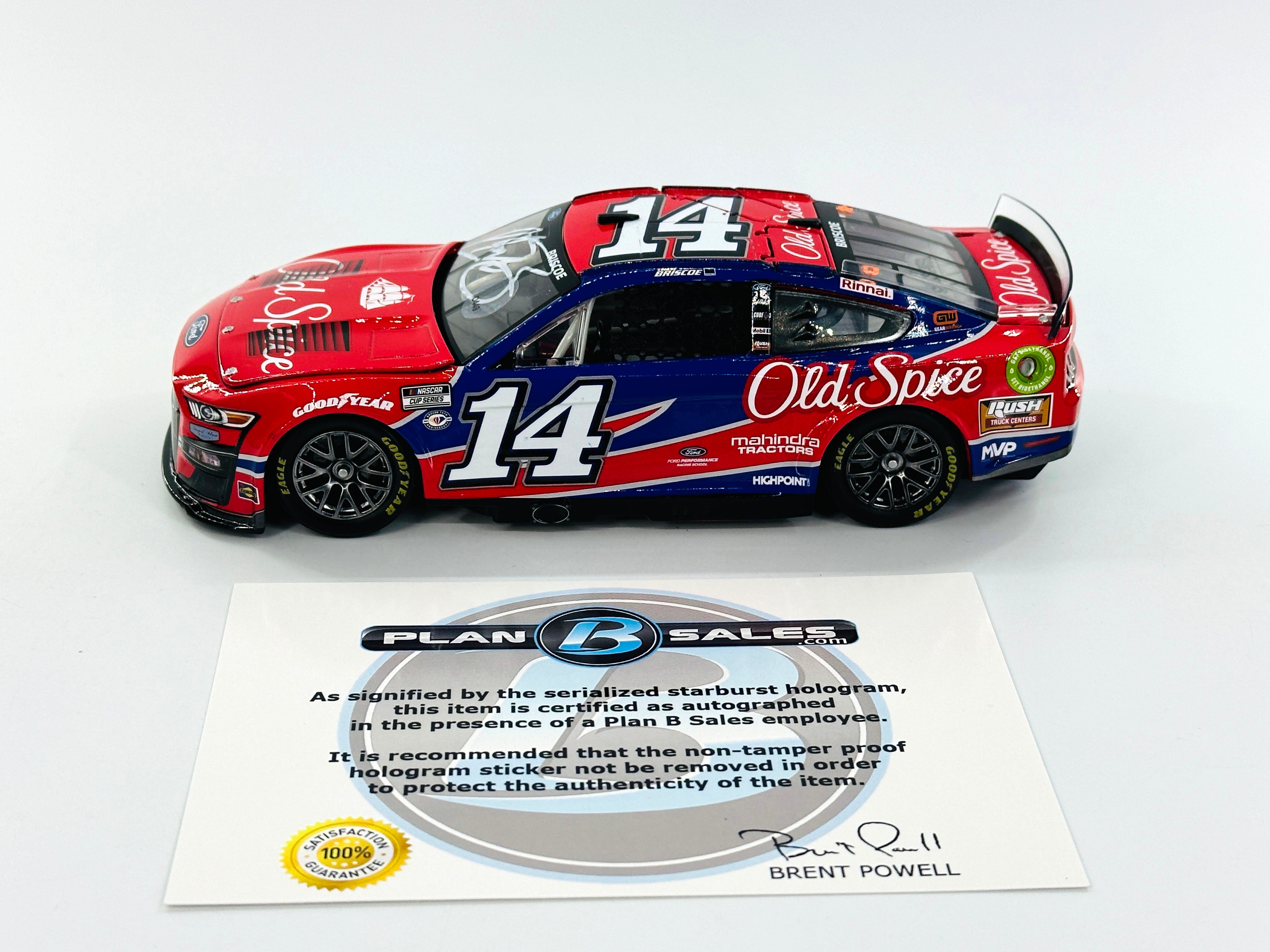 Shops Autographed 1:24 Chase Briscoe nascar diecast