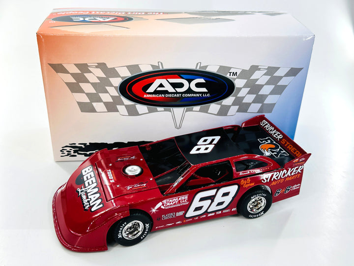 Adam Stricker 2024 #68 RED Dirt Late Model 1:24 Diecast Car