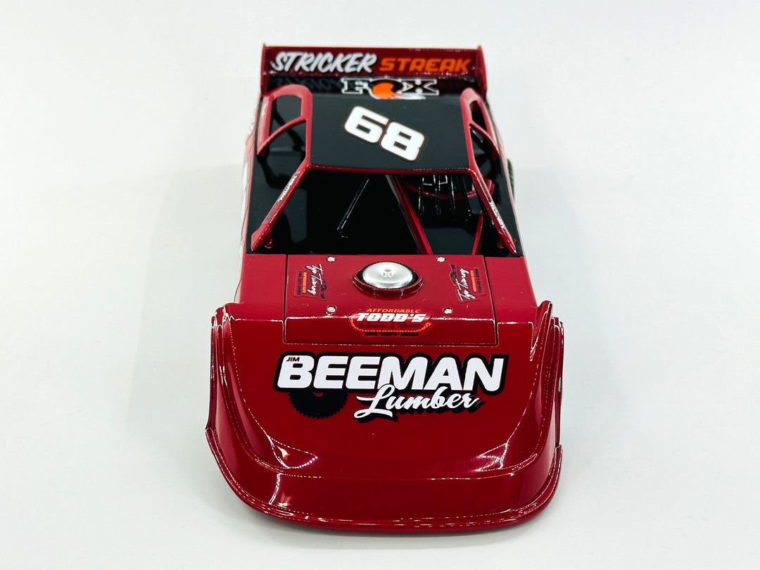 Adam Stricker 2024 #68 RED Dirt Late Model 1:24 Diecast Car