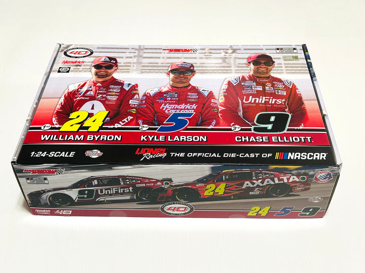 Hendrick Motorsports Martinsville 1-2-3 Checkered Flag 1:24 Elite Diecast 3 Car Set