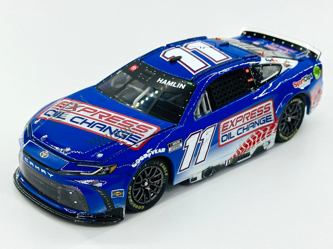 Denny Hamlin 2024 Express Oil Change Bristol 3/17 Race Win 1:24 Nascar Diecast