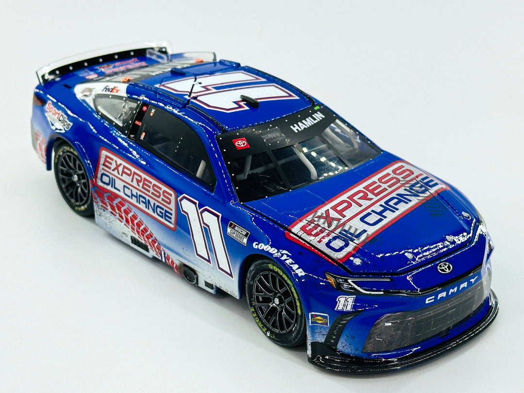 Denny Hamlin 2024 Express Oil Change Bristol 3/17 Race Win 1:24 Nascar Diecast