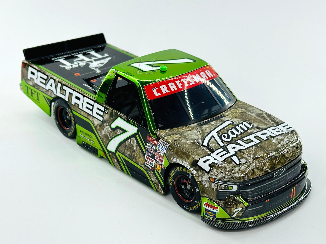 Kyle Busch 2024 Realtree Texas 4/12 Race Win 1:24 Color Chrome Nascar Diecast - Truck Series