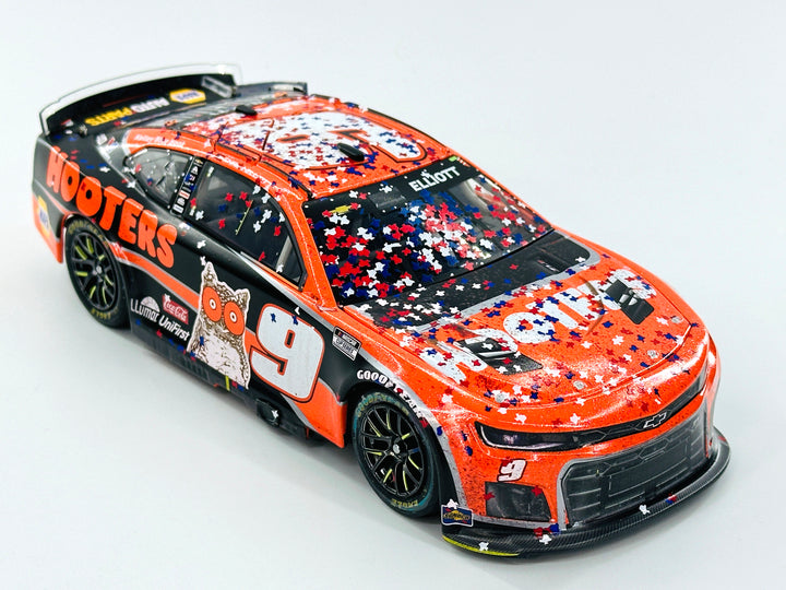 CHASE ELLIOTT 2024 HOOTERS TEXAS RACE WIN 1:24 ELITE DIECAST