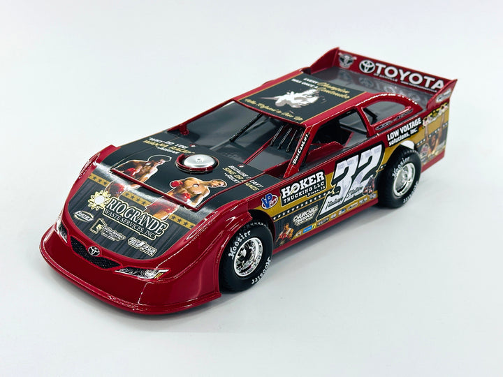 Bobby Pierce 2024 #32 World 100 Dirt Late Model 1:24 Diecast Car