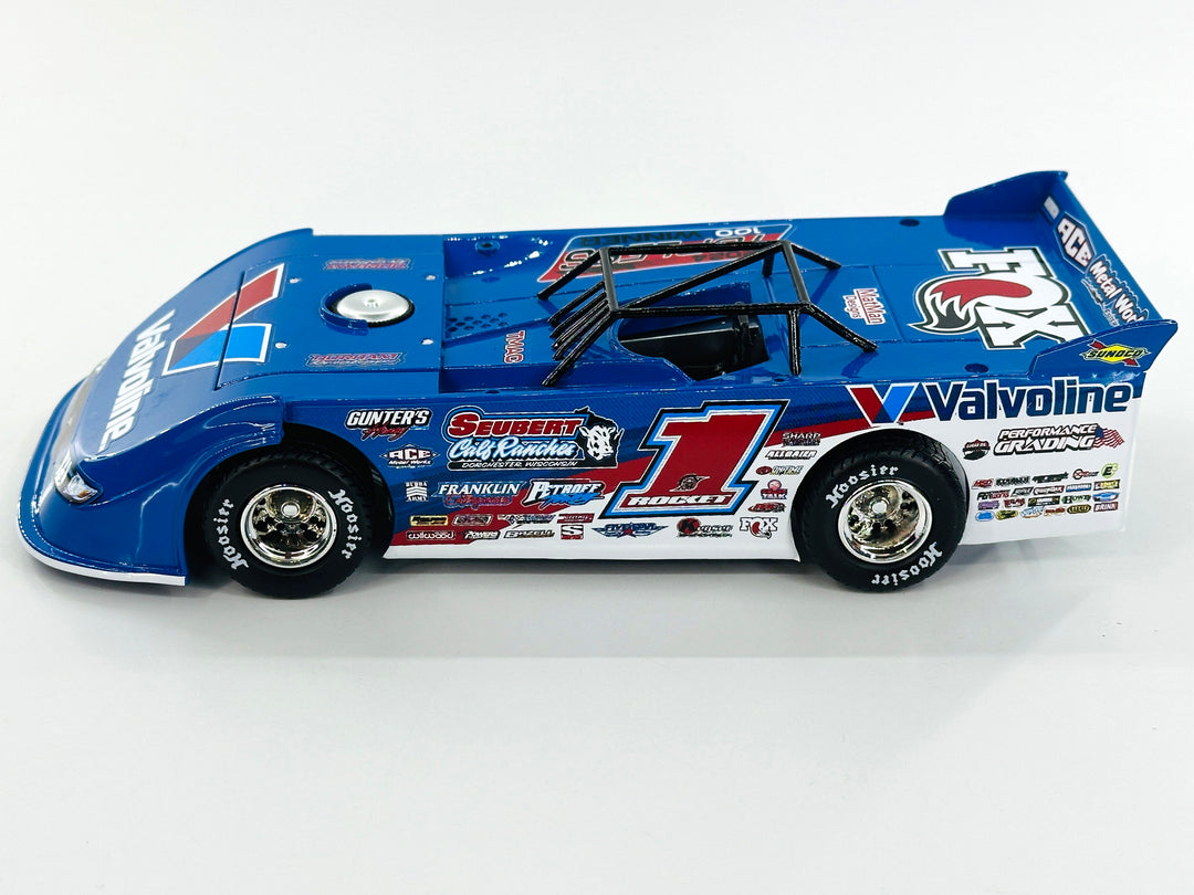 2024 Tim McCreadie #1 Topless 100 Winner Dirt Late Model 1/24 Diecast Car