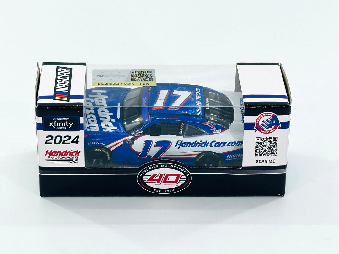 Kyle Larson 2024 Hendrickcars.com COTA Raced Win Race Win 1:64 Nascar Diecast - Xfinity Series