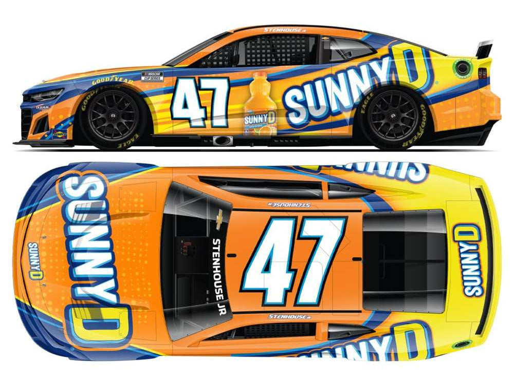 Ricky Stenhouse Jr. 2025 SunnyD 1:24 Elite Nascar Diecast