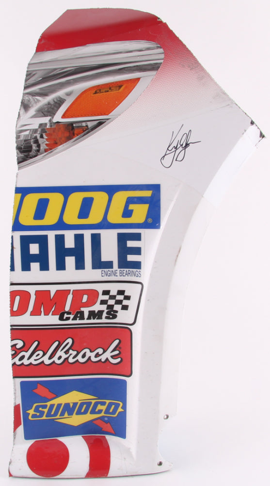 Kyle Larson Signed NASCAR 13" x 29" Race-Used Sheetmetal Cup Series Car Panel from Target Paint Scheme