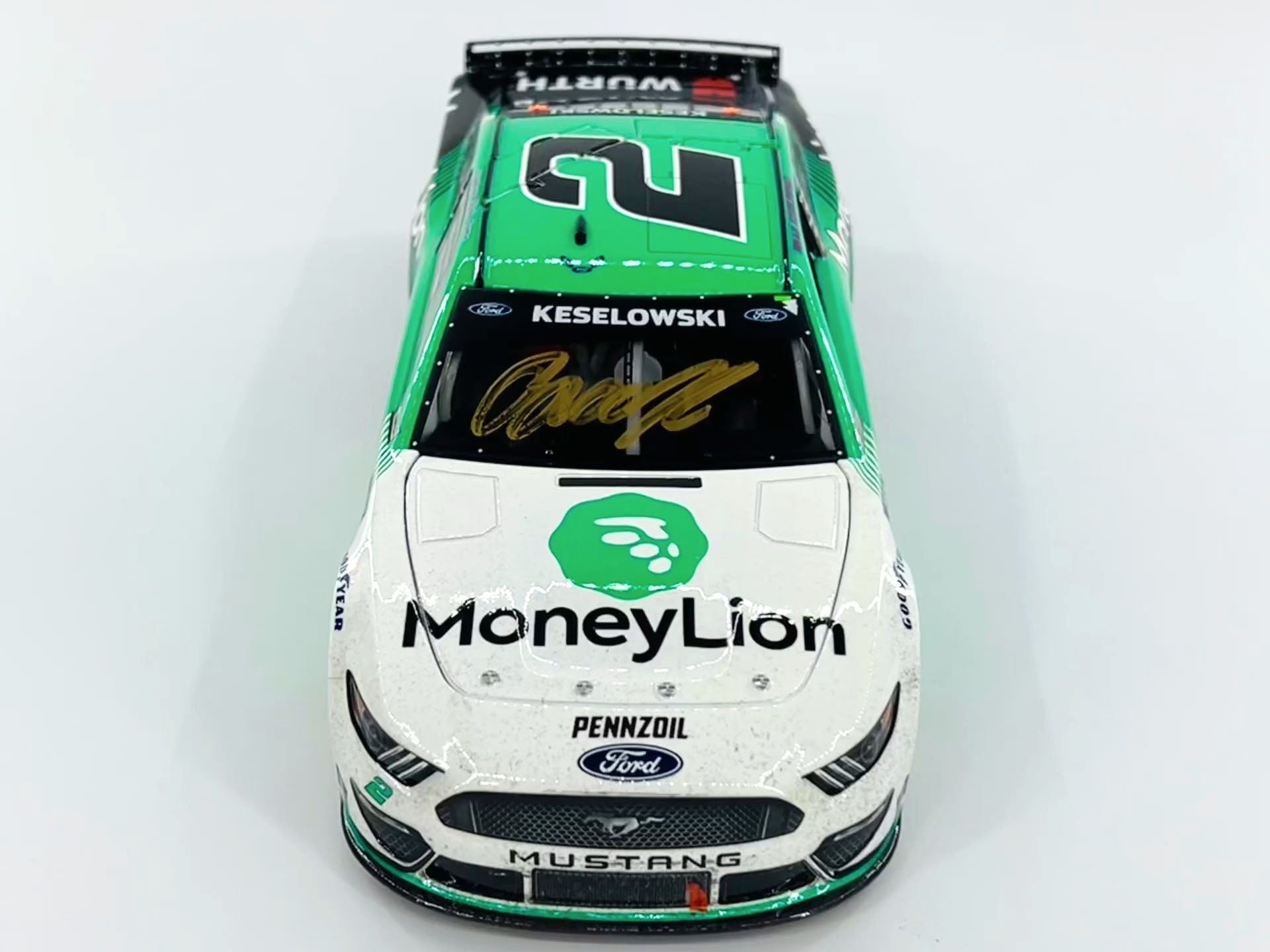 Brad Keselowski Autographed 2021 Money Lion Talladega Win 1