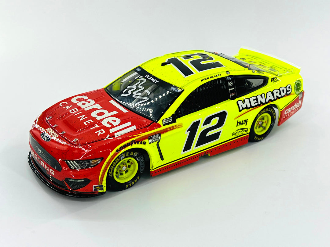 Ryan Blaney Autographed 2021 Cardell / Michigan Cup Series Win 1:24 Nascar Diecast