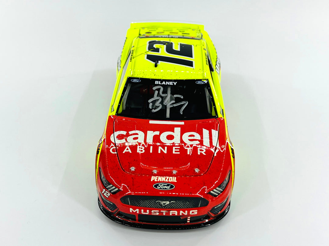 Ryan Blaney Autographed 2021 Cardell / Michigan Cup Series Win 1:24 Nascar Diecast