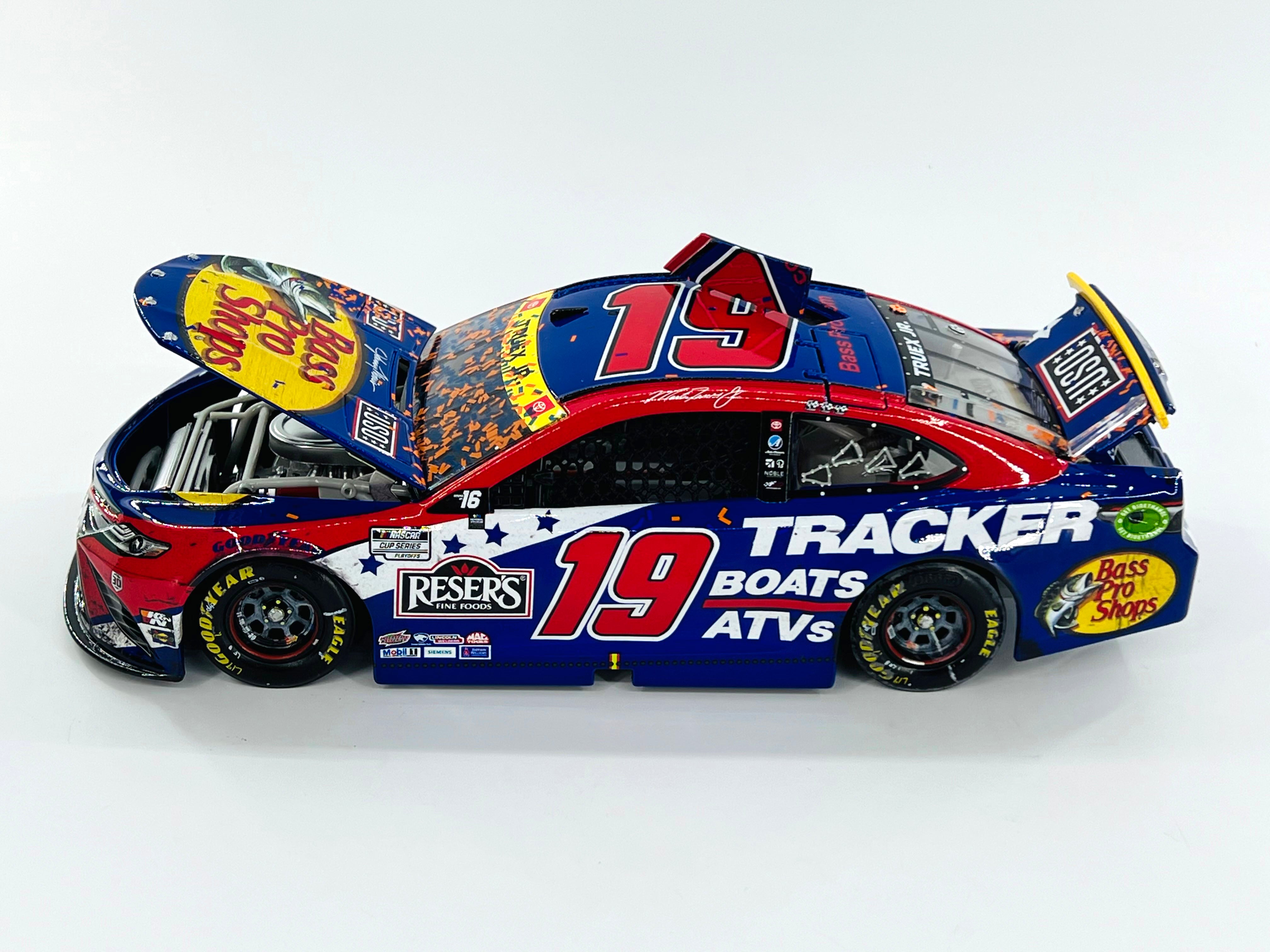 Martin Truex Jr. 2021 Bass Pro Shops / Patriotic Richmond Cup Series P ...