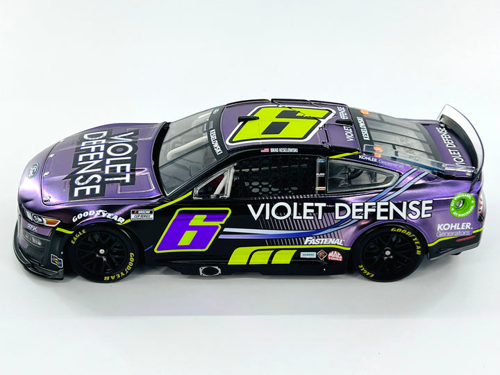 Brad Keselowski 2022 Violet Defense 1:24 Color Chrome Nascar Diecast